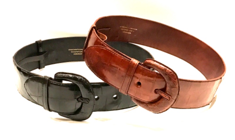 Photo 2 of HANDMADE CROCODILE LEATHER BELTS MADE IN MADAGASCAR EXTRA SMALL