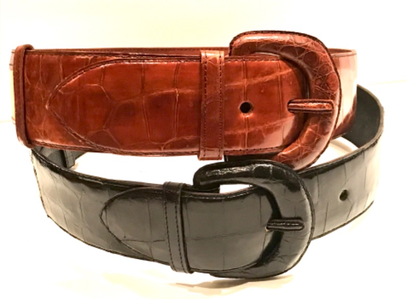 Photo 1 of HANDMADE CROCODILE LEATHER BELTS MADE IN MADAGASCAR EXTRA SMALL