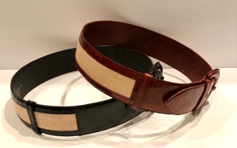 Photo 4 of HANDMADE CROCODILE LEATHER BELTS MADE IN MADAGASCAR EXTRA SMALL