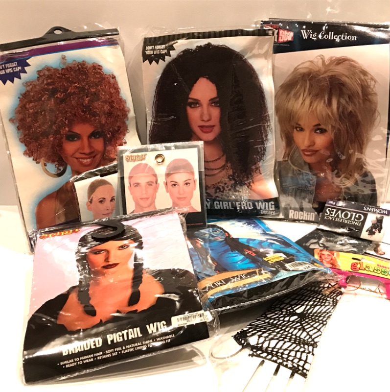 Photo 1 of WIGS, HALLOWEEN WIGS & ACCESSORIES 