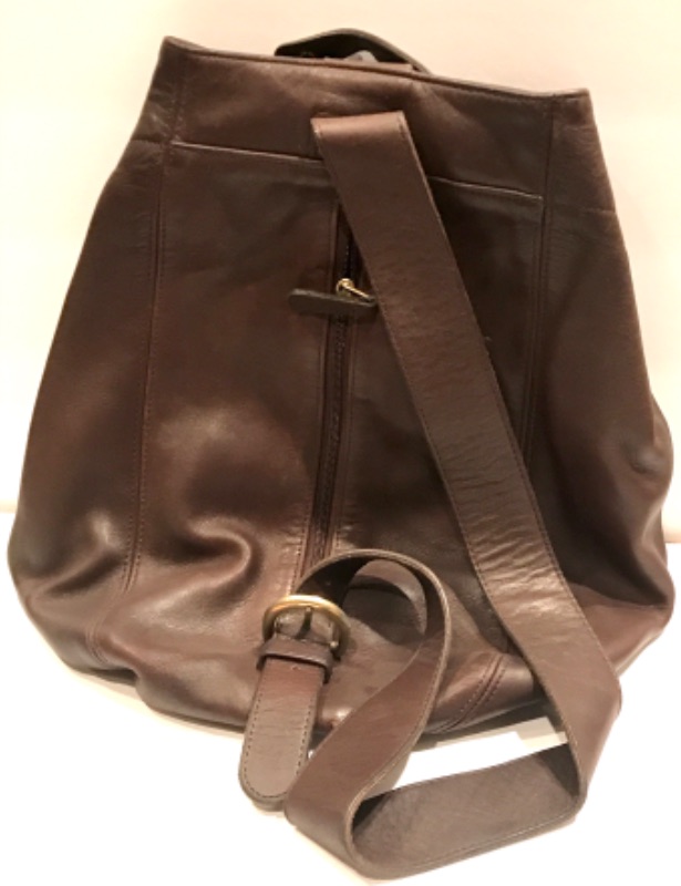 Photo 2 of COACH KAU HYDE BROWN LEATHER ONE SHOULDER BAG A7C-4160