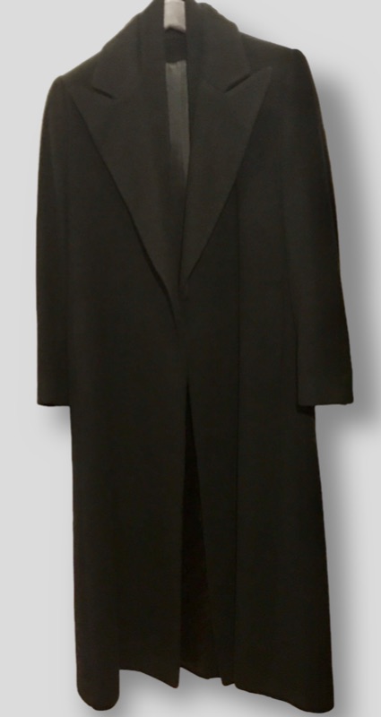 Photo 1 of FLEURETTE-LESTER MELNICK 100% CASHMERE BLACK LONG COAT