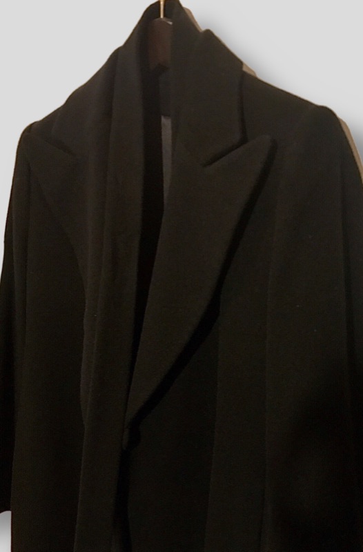 Photo 2 of FLEURETTE-LESTER MELNICK 100% CASHMERE BLACK LONG COAT