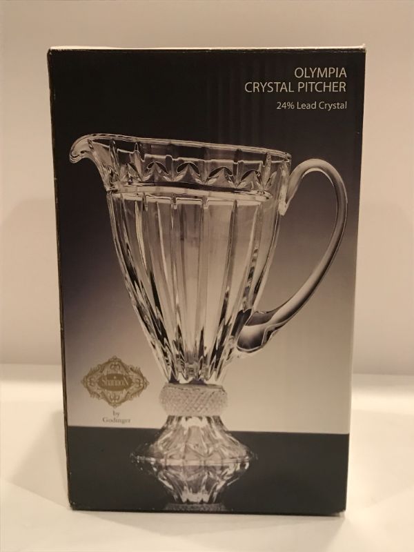 Photo 2 of SHANNON BY GODINGER OLYMPIA CRYSTAL PITCHER IN BOX