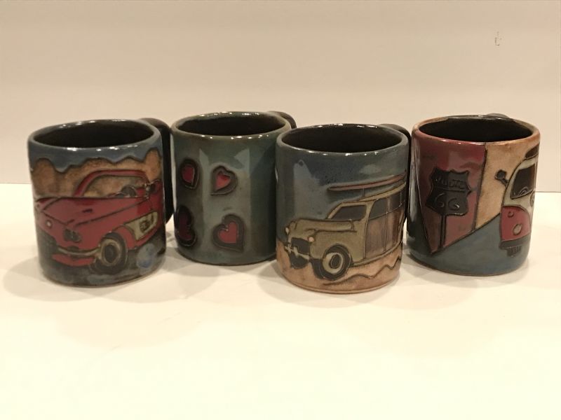 Photo 1 of MARA MEXICO SET OF 4 COFFEE MUGS SIGNED