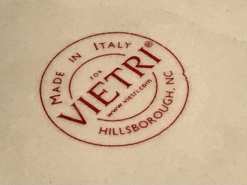 Photo 2 of  VIETRI VINTAGE MADE IN ITALY SERVING DISHES