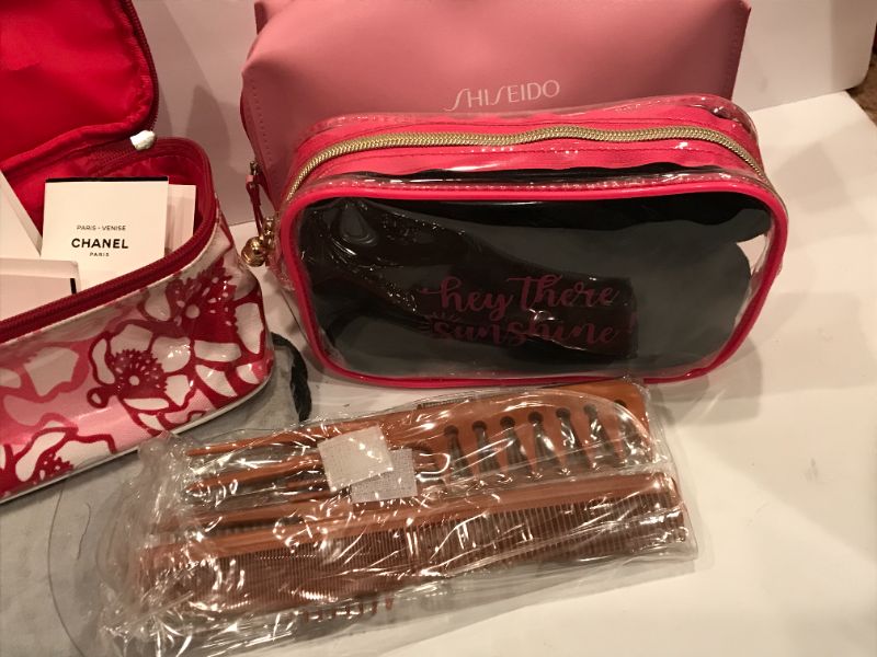 Photo 2 of SHISEIDO WOMENS DESIGNER MAKEUP BAGS / ARCHE SHOE BAG /  CHANEL SAMPLE PERFUME AND MORE 