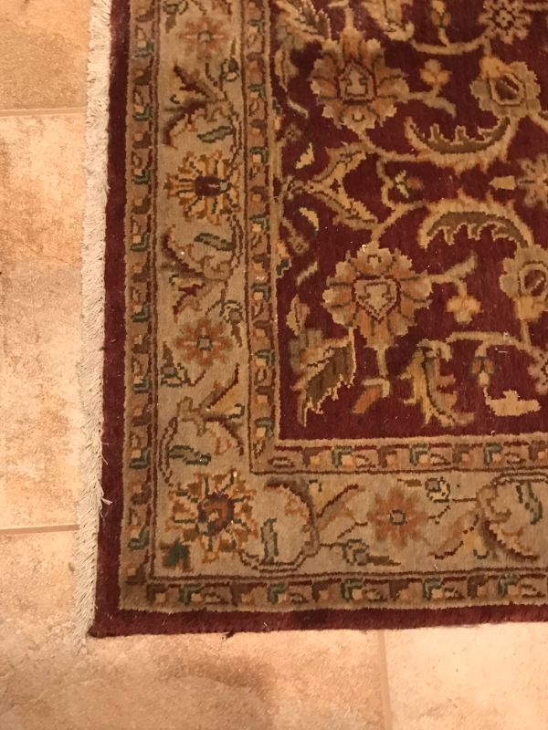 Photo 2 of ETHAN ALLEN LAHORE WINE/GOLD 2'7" X 9' STYLE #04-1463 AREA RUG