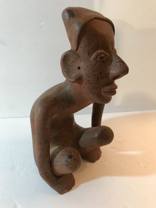 Photo 1 of HUNCHBACK COLIMA POTTERY FIGURE 