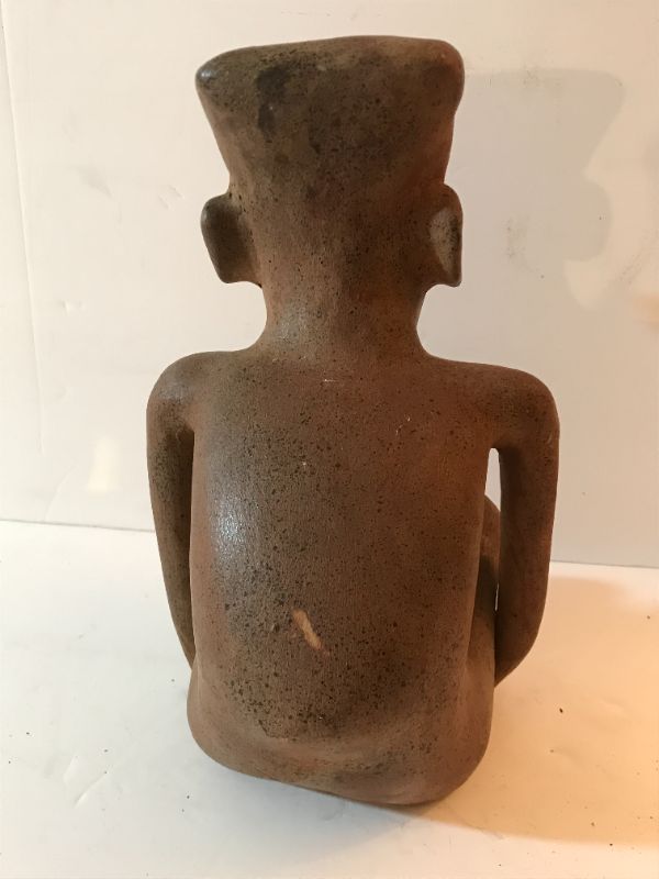 Photo 4 of HUNCHBACK COLIMA POTTERY FIGURE 