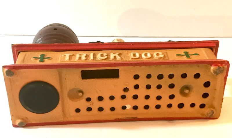 Photo 3 of CAST IRON VINTAGE TRICK DOG BANK