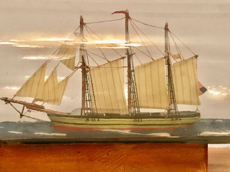 Photo 2 of THE SAILORS SECRET…..A SHIP IN A BOTTLE AND SMALLER SHIP IN BOTTLE