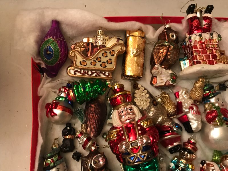 Photo 1 of HANDBLOWN CHRISTMAS ORNAMENTS