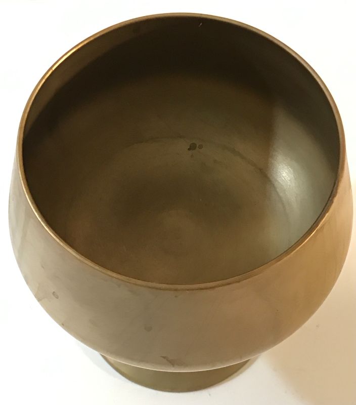 Photo 4 of SOLID BRASS GOBLETS 4CT