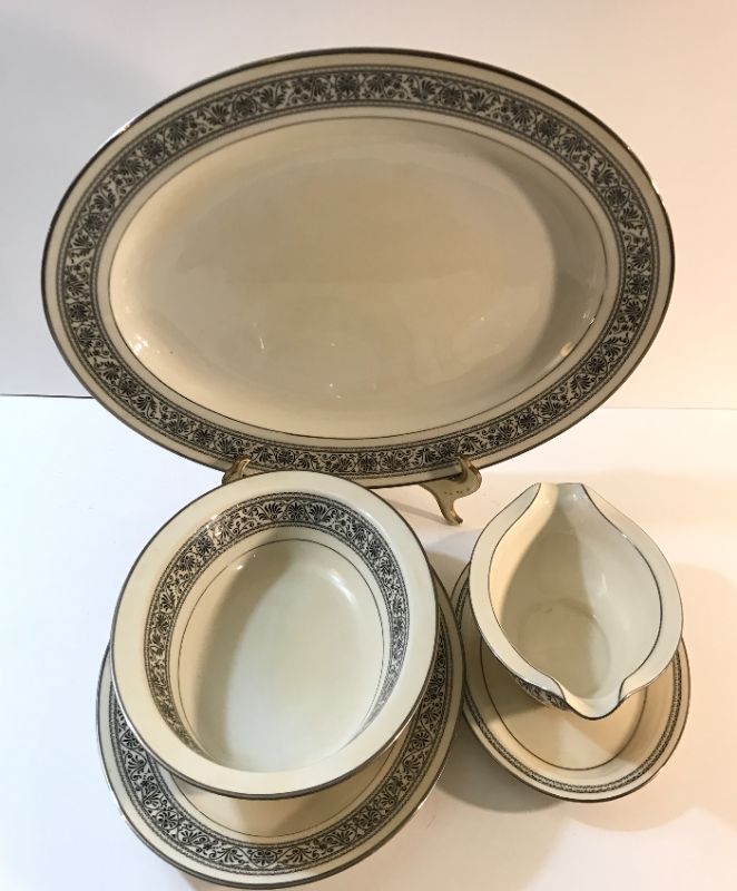 Photo 3 of NORITAKE IVORY CHINA 7570 PRELUDE SERVING TRAY AND DISHES….. MORE OF SET IN AUCTION