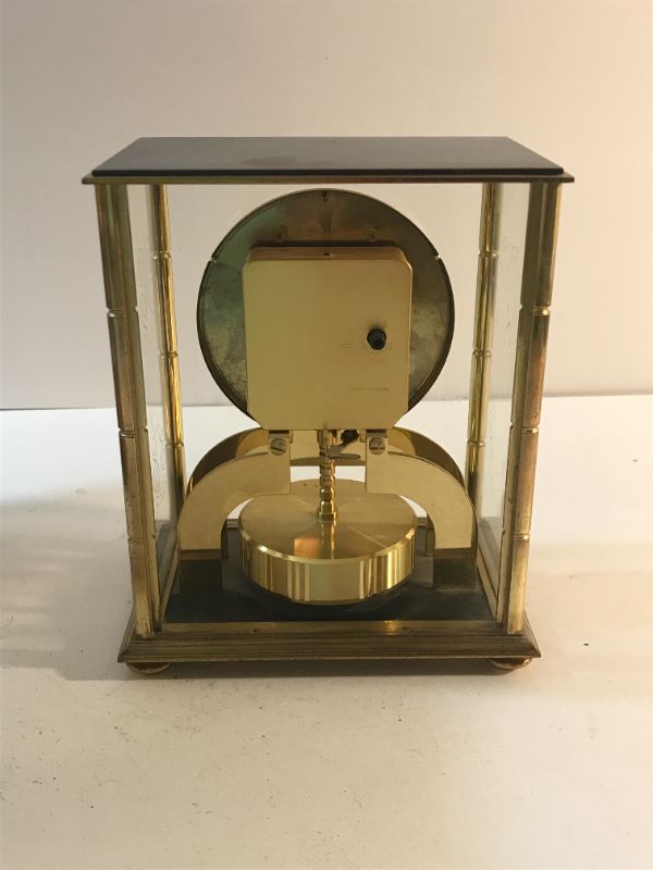 Photo 5 of RESORTS MANTLE CLOCK W/ SPINNING WHEEL MADE IN GERMANY/ HOWARD MILLER STYLE 10” h