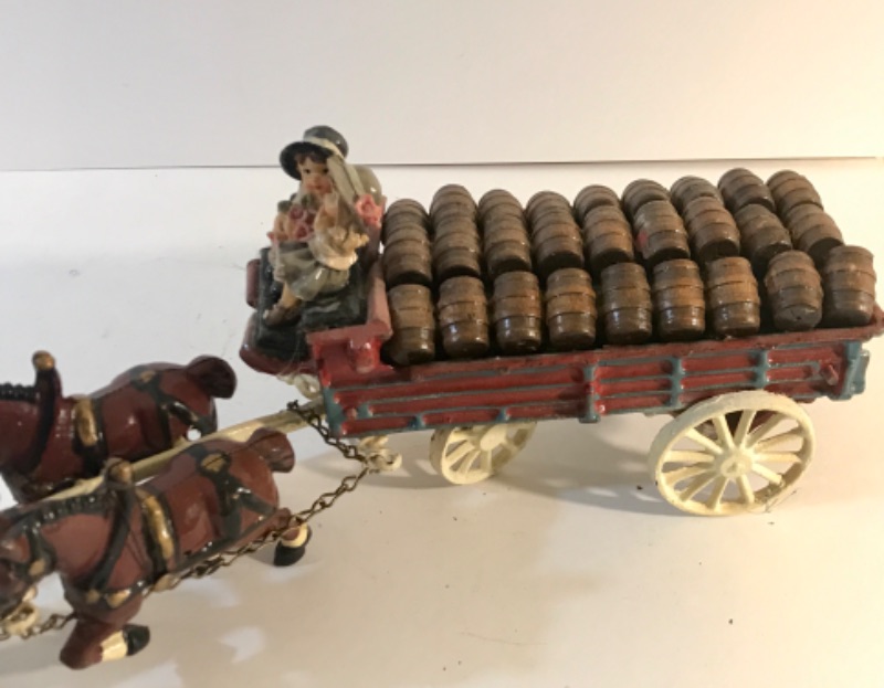 Photo 2 of VINTAGE CAST IRON 8 HORSE AND CART STAGECOACH 29” L