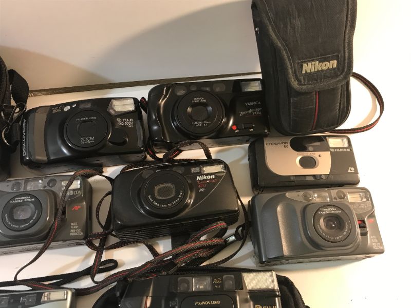 Photo 2 of VINTAGE CAMERAS….. YASHICA, NIKON, FUJI, MINOLTA