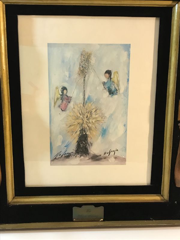 Photo 2 of FRAMED AND SIGNED BY ARTIST “DEGRAZIA” 25” x 21”