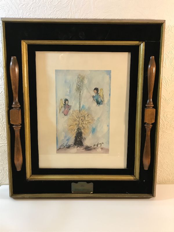 Photo 1 of FRAMED AND SIGNED BY ARTIST “DEGRAZIA” 25” x 21”