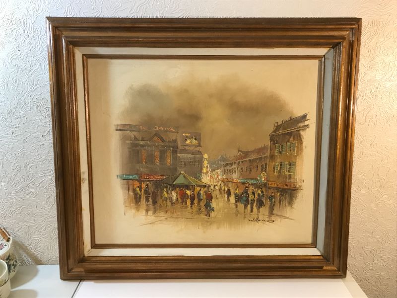 Photo 1 of FRAMED PAINTING SIGNED BY ARTIST 31” x 28”