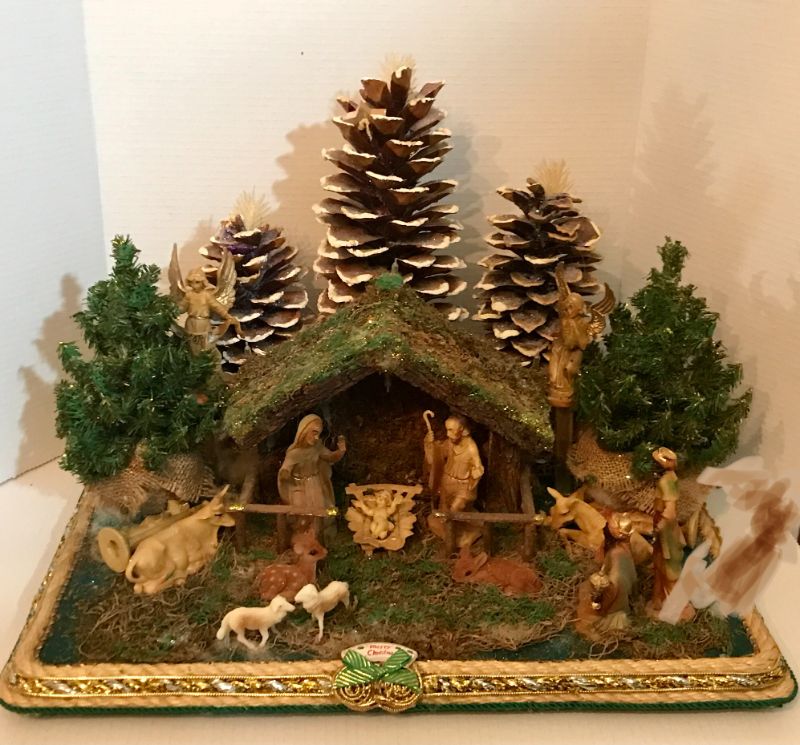 Photo 1 of SUGAR PINE NATIVITY HANDCRAFTED BY ROBERTA DARREN