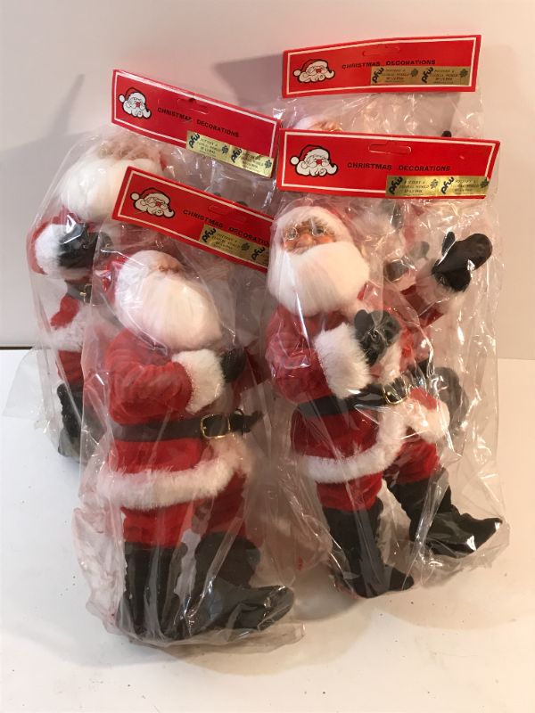 Photo 1 of NOS VINTAGE SANTAS 