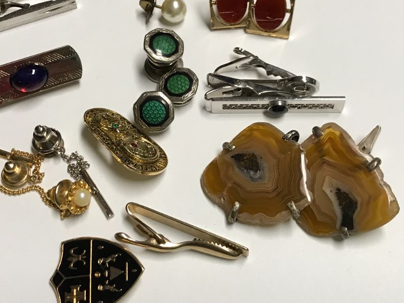 Photo 2 of MENS CUFFLINKS TIE PINS AND MORE