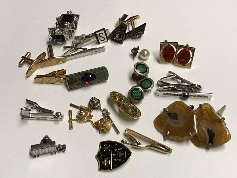 Photo 1 of MENS CUFFLINKS TIE PINS AND MORE