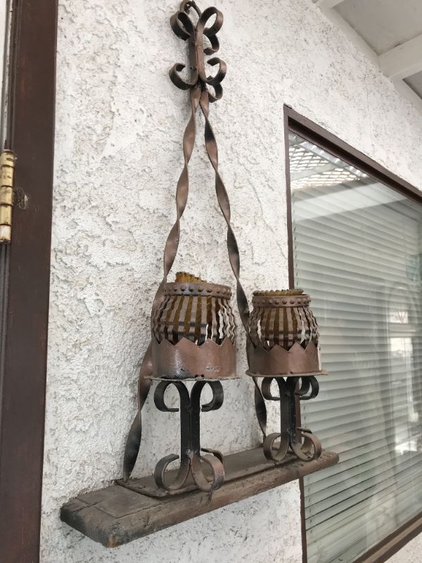 Photo 2 of  VINTAGE HANGING CANDLE HOLDERS