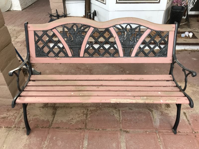 Photo 1 of OUTDOOR GARDEN BENCH 49.5”x 16” x 31”