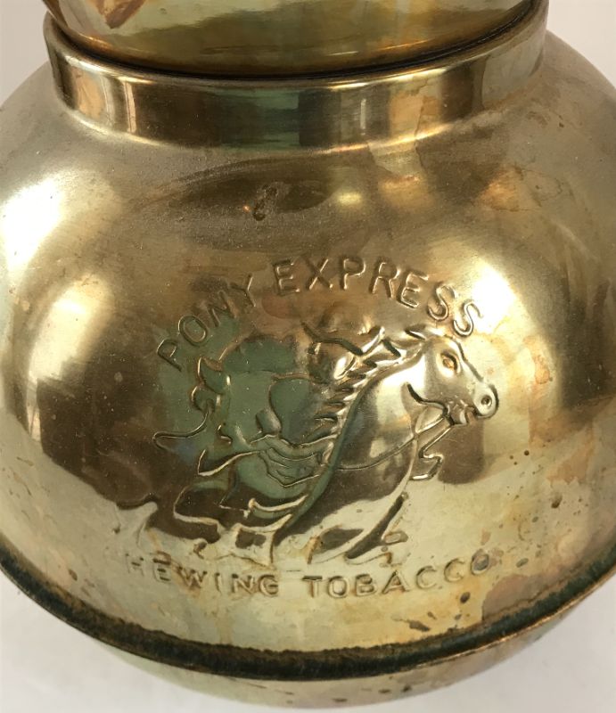 Photo 2 of VINTAGE PONY EXPRESS, CHEWING TOBACCO SPITTOON