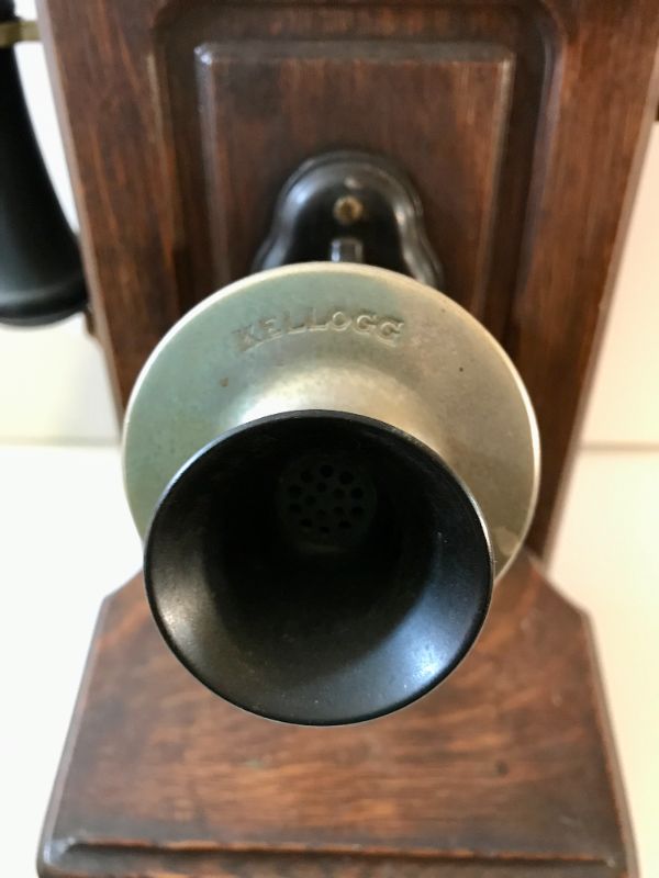 Photo 2 of ANTIQUE 1920 KELLOGG PHONE