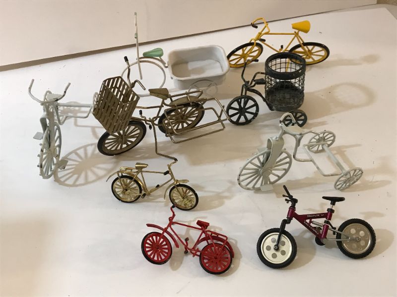 Photo 2 of VINTAGE MINITURE METAL BICYCLES