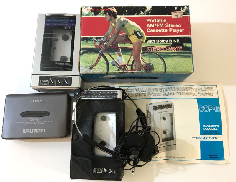 Photo 1 of VINTAGE CASSETTE PLAYERS