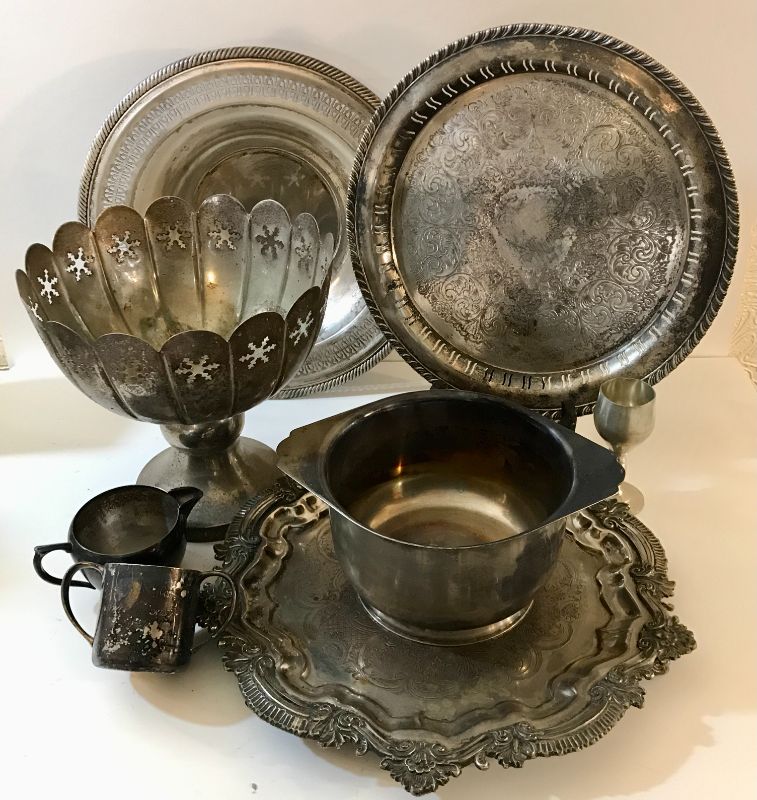 Photo 1 of SILVERPLATE PLATERS BOWLS & MORE