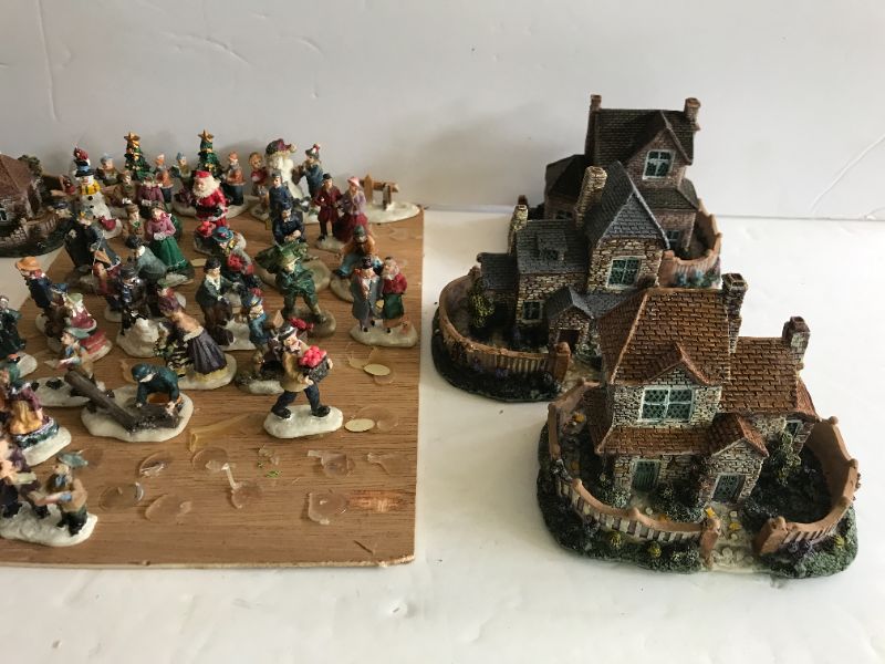 Photo 2 of WINTER VILLAGE FIGURINES AND HOUSES