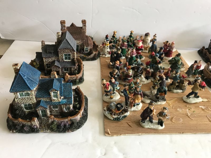 Photo 4 of WINTER VILLAGE FIGURINES AND HOUSES