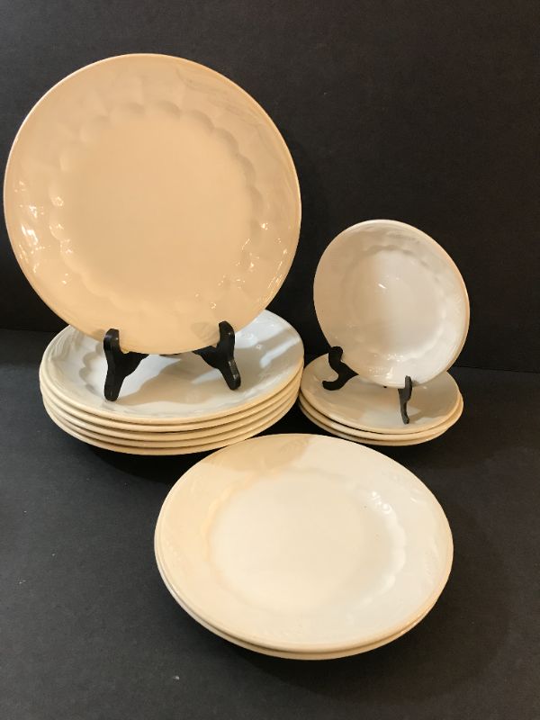 Photo 1 of WILKINSON  LTD IRONSTONE
6 DINNER PLATES, 2 SALAD PLATES & 4 DESSERT PLATES