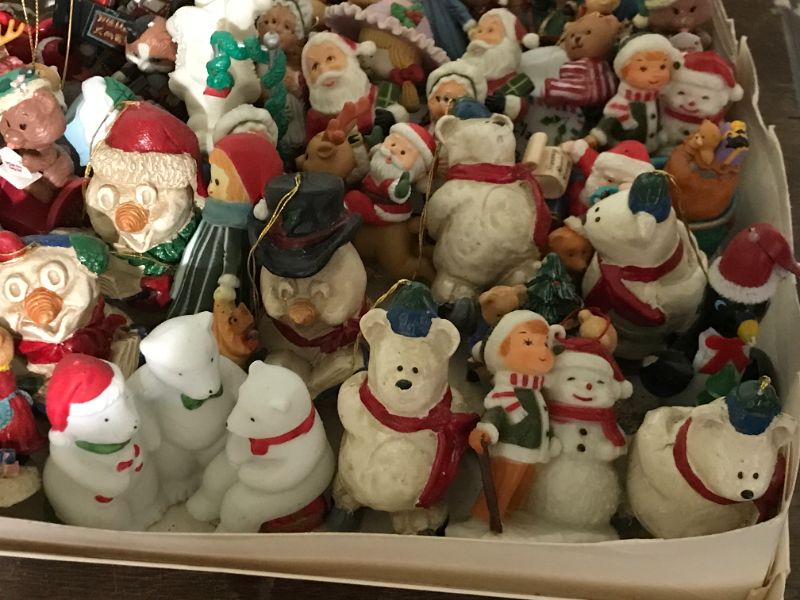 Photo 4 of ASSORTMENT OF SANTAS AND CHRISTMAS FIGURINES SOME VINTAGE