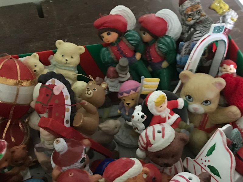 Photo 4 of ASSORTMENT OF SANTA AND CHRISTMAS FIGURINES SOME VINTAGE 