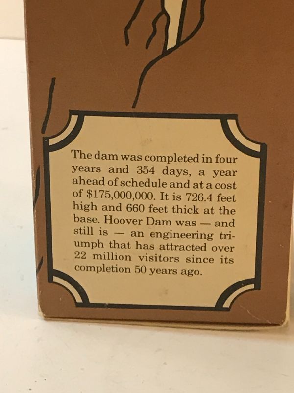 Photo 4 of LIMITED EDITION COCA-COLA HOOVER DAM GOLDEN ANNIVERSARY BOTTLE IN BOX