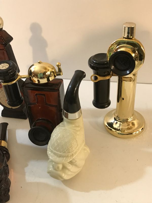 Photo 2 of VINTAGE AVON MENS COLOGNE PIPES , PHONES & CLOCKS