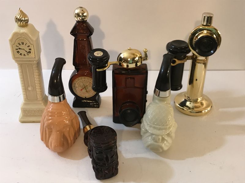 Photo 1 of VINTAGE AVON MENS COLOGNE PIPES , PHONES & CLOCKS