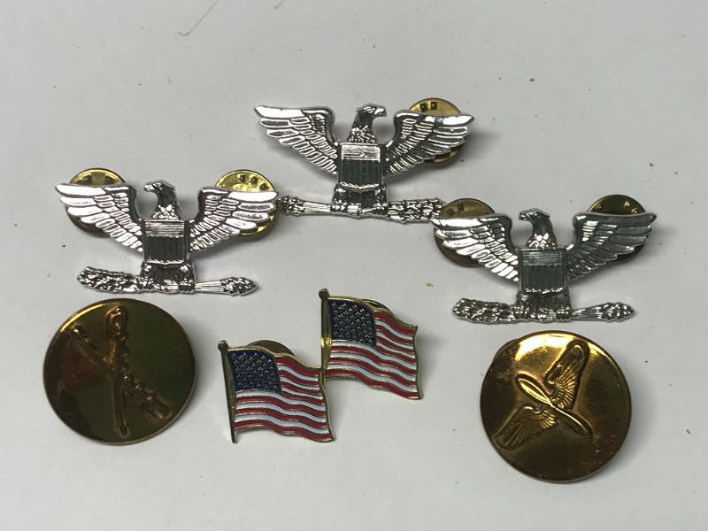 Photo 1 of GOVERNMENT ISSUED PINS FROM SERVICE DUTY