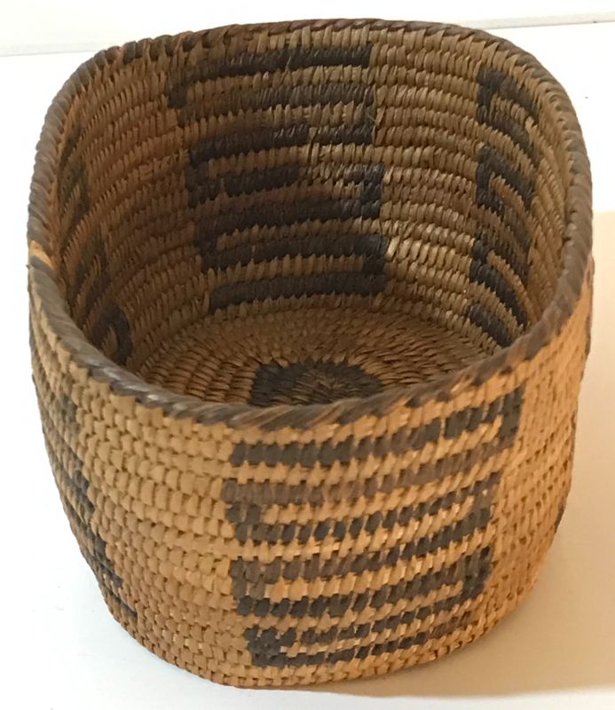 Photo 3 of Native American Vintage Pima Basket, Ca 1920's-1940's,