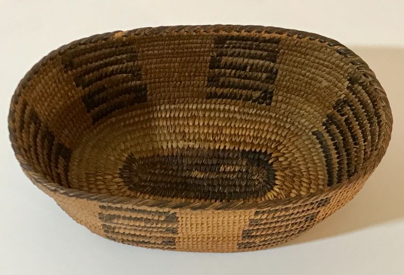 Photo 4 of Native American Vintage Pima Basket, Ca 1920's-1940's,