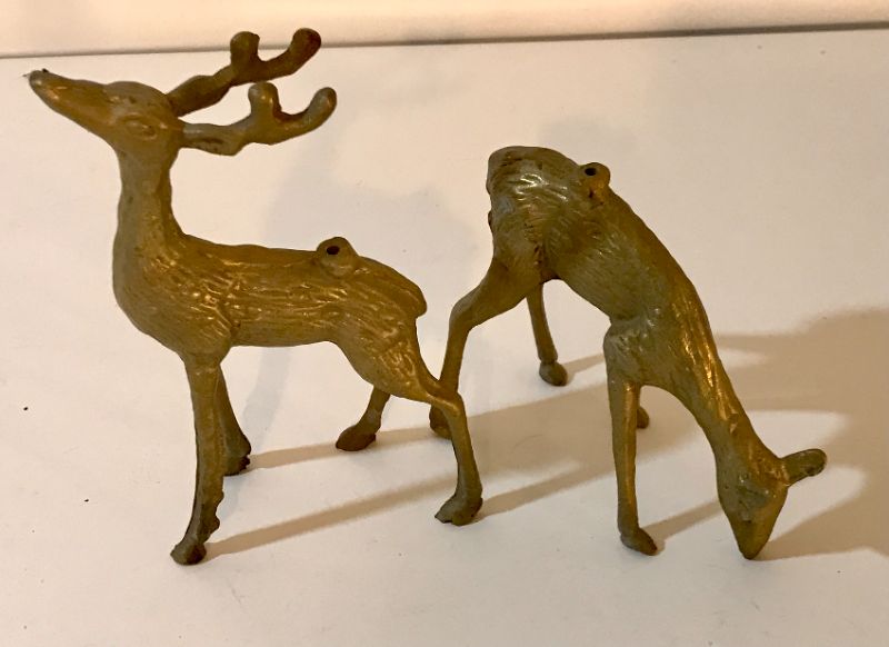 Photo 4 of BRASS COLLECTION OF DEER