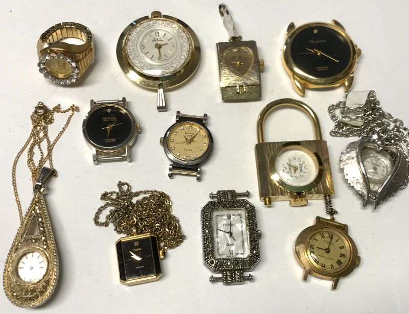 Photo 1 of VINTAGE WATCH PENDANTS & FACES