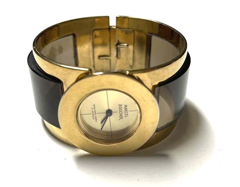 Photo 1 of ART DECO MARCEL BOUCHER LUCITE WATCH